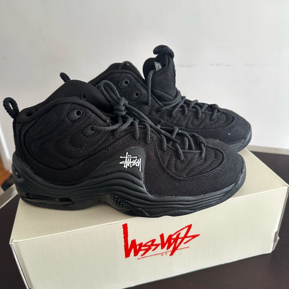 Stussy Black High-Top Sneakers